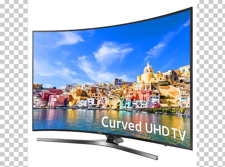 Samsung KU7500 4K Resolution Ultra-high-definition Television PNG, Clipart, 4k Resolution, 1080p, Advertising, Computer Monitor, Curved Free PNG Download