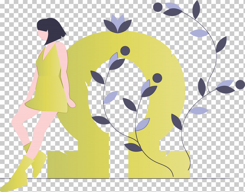 Yellow PNG, Clipart, Girl, Modern, Omega, Paint, Watercolor Free PNG Download