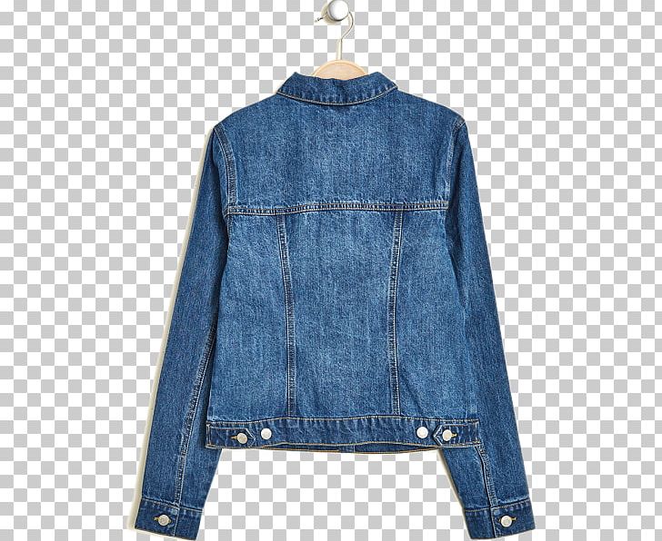 Denim Sleeve Jeans Blouson Jacket PNG, Clipart, Blouson, Button, Clothing, Coat, Collar Free PNG Download