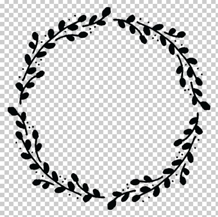 Wreath Drawing PNG, Clipart, Black, Black And White, Body Jewelry, Branch, Circle Free PNG Download