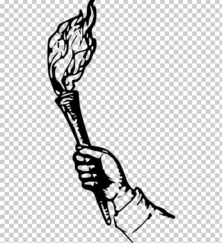Torch Drawing Light PNG, Clipart, Arm, Art, Artwork, Black, Black And White Free PNG Download