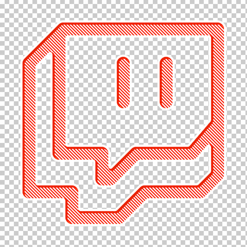 Social Media Outline Icon Twitch Icon PNG, Clipart, Logo, Online Streamer, Orange, Social Media Outline Icon, Streaming Media Free PNG Download