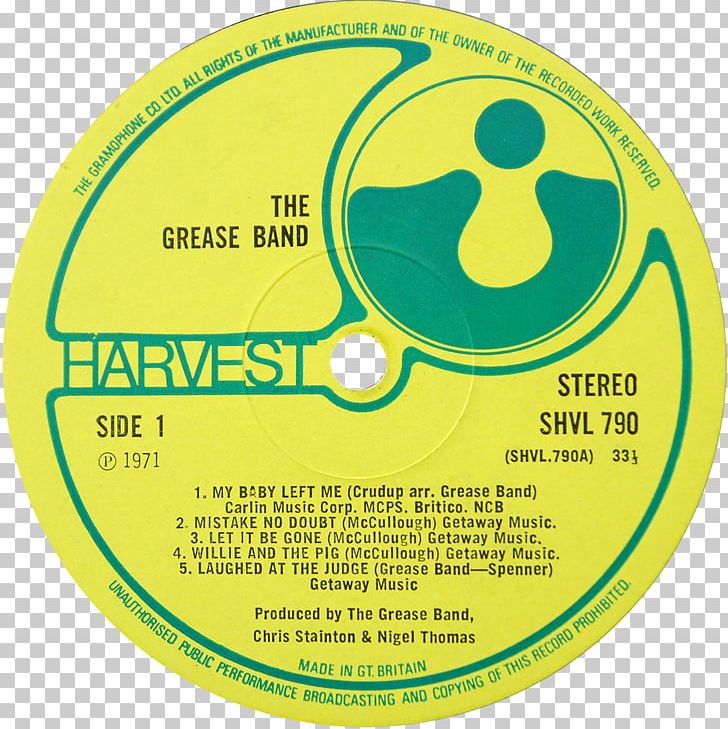 Compact Disc The Grease Band Record Label Yellow PNG, Clipart, Area, Brand, Circle, Compact Disc, Disk Storage Free PNG Download