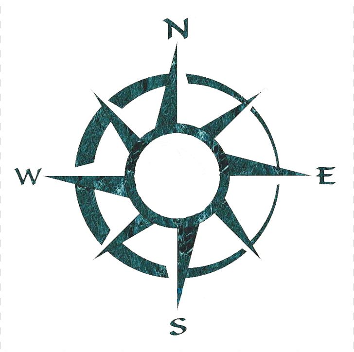 blank compass rose vector