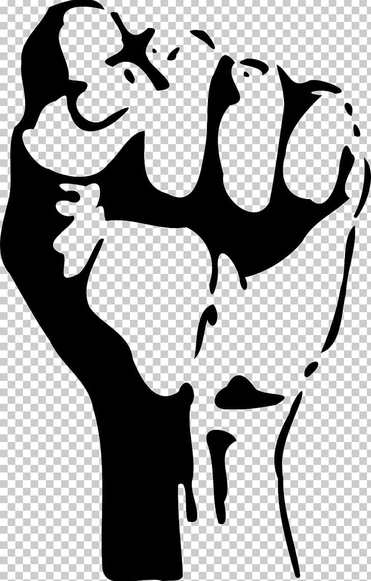 Raised Fist Sign Language PNG, Clipart, Artwork, Black, Black And White, Computer Icons, Emotion Free PNG Download