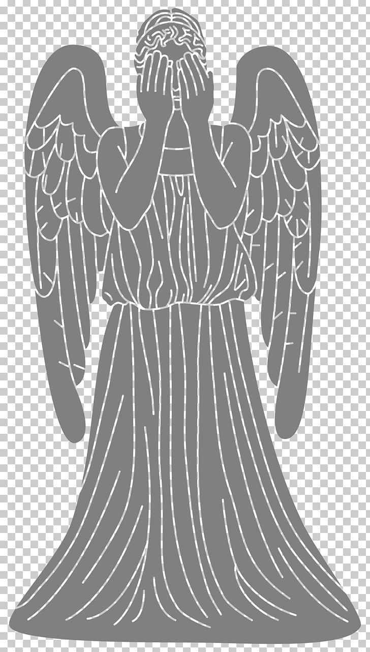 Weeping Angel Cartoon PNG, Clipart, Angel, Art, Black And White, Cartoon, Clip Art Free PNG Download
