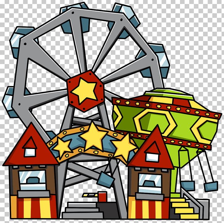 Eurosat Scribblenauts Amusement Park PNG, Clipart, Amusement Park, Art, Carousel, Cartoon, Drawing Free PNG Download