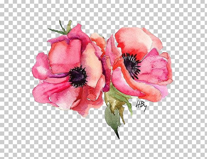 Watercolor Painting Stock Photography Poppy PNG, Clipart, Anemone, Art, Canvas, Canvas Print, Cut Flowers Free PNG Download