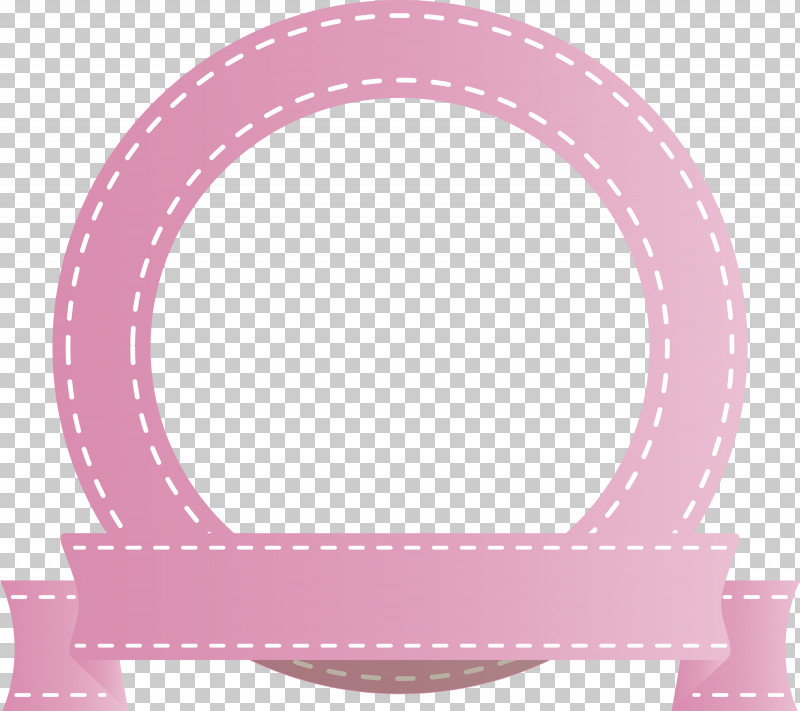 Emblem Ribbon PNG, Clipart, Circle, Emblem Ribbon, Material Property, Picture Frame, Pink Free PNG Download