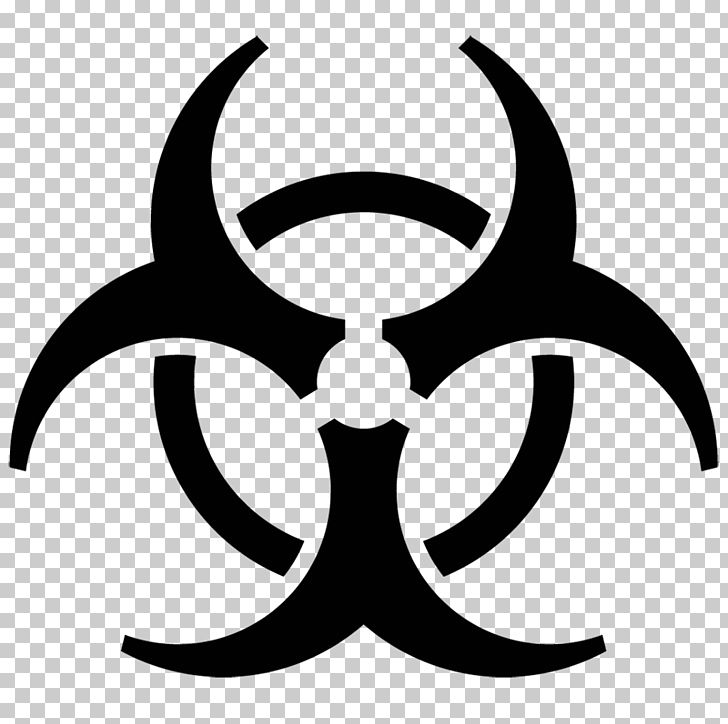 Biological Hazard Symbol Sign PNG, Clipart, Biosafety Level, Black And White, Chemical Substance, Circle, Clip Art Free PNG Download