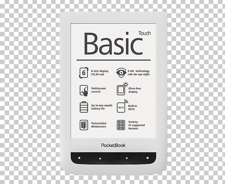PocketBook International E-Readers PocketBook 624 Basic Touch White E-book Reader Sony Reader PNG, Clipart, Electronic Device, Electronics, Others, Pocketbook, Pocketbook International Free PNG Download