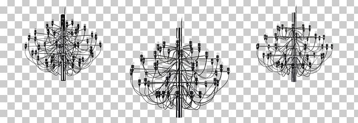 Flos A1500057 Model 2097/50 Hanging Light Chandelier Lighting Design PNG, Clipart, Black And White, Ceiling, Ceiling Fixture, Chandelier, Decor Free PNG Download