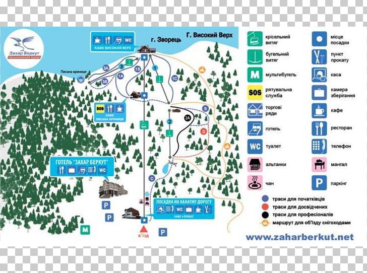 Zakhar Berkut Pidyomnyk Map Ski Resort Slavske PNG, Clipart, Area, Chairlift, Diagram, Hotel, Land Lot Free PNG Download