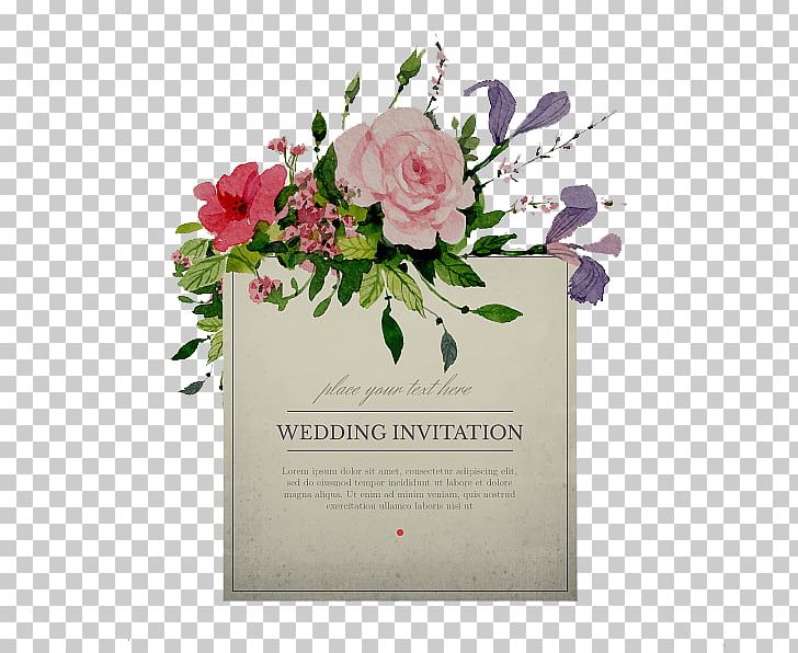 Wedding Invitation Watercolour Flowers PNG, Clipart, Artificial Flower, Convite, Cut Flowers, Elegant, Flora Free PNG Download
