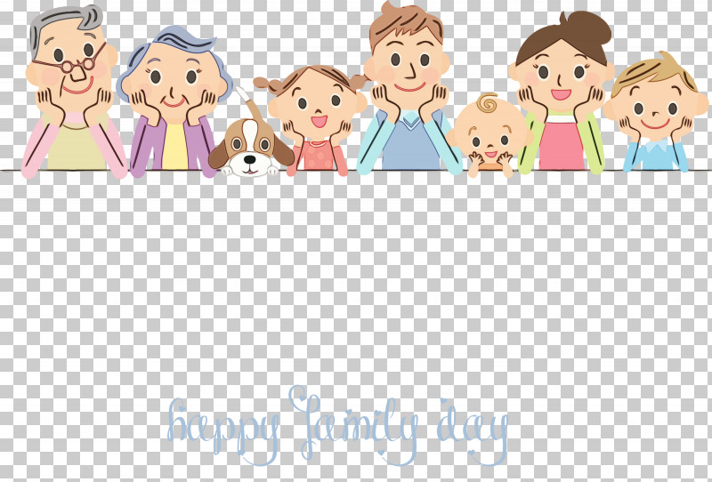 Cartoon People Text Social Group Community PNG, Clipart, Cartoon, Community, Family, Family Day, Happy Family Day Free PNG Download