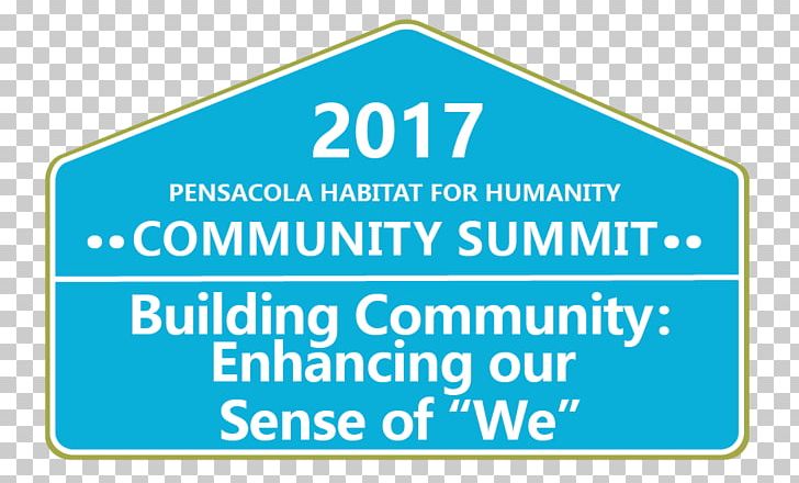 Pensacola Habitat For Humanity Organization Brand PNG, Clipart, Area, Banner, Blue, Brand, Eventbrite Free PNG Download
