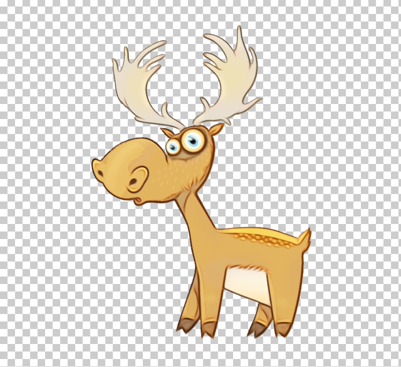 Reindeer PNG, Clipart, Antler, Cartoon, Deer, Elk, Head Free PNG Download