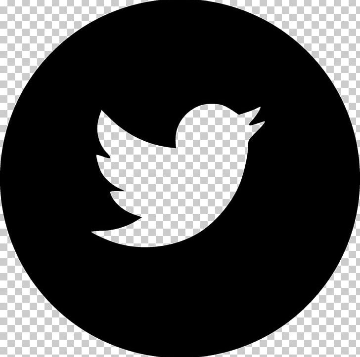 Computer Icons Social Media PNG, Clipart, Beak, Bird, Black And White, Circle, Computer Icons Free PNG Download