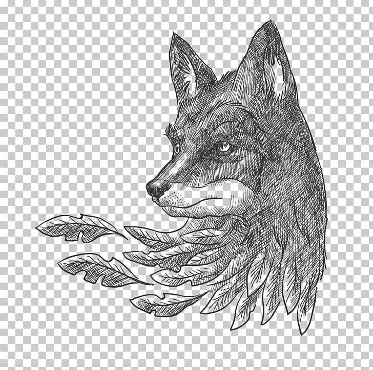 Gray Wolf Drawing Painting PNG, Clipart, Animals, Black And White, Carnivoran, Dog Like Mammal, Fauna Free PNG Download