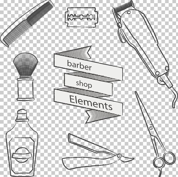Barber Hairdresser Hair Care PNG, Clipart, Angle, Drawing, Euclidean Vector, Fader, Happy Birthday Vector Images Free PNG Download