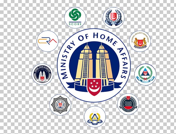 Ministry Of Home Affairs Minister For Home Affairs Singapore Police Force Singapore Civil Defence Force PNG, Clipart, Area, Badge, Brand, Circle, Logo Free PNG Download