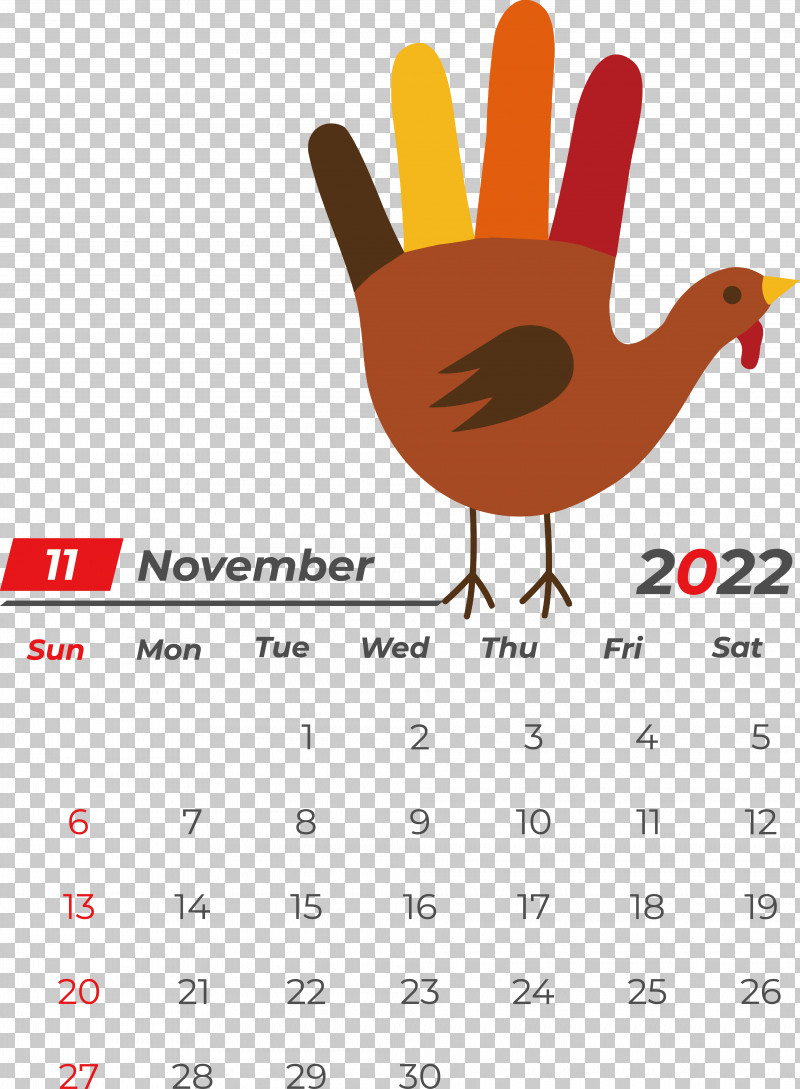 Thanksgiving PNG, Clipart, Beak, Calendar, Hand, Landfowl, Line Free PNG Download