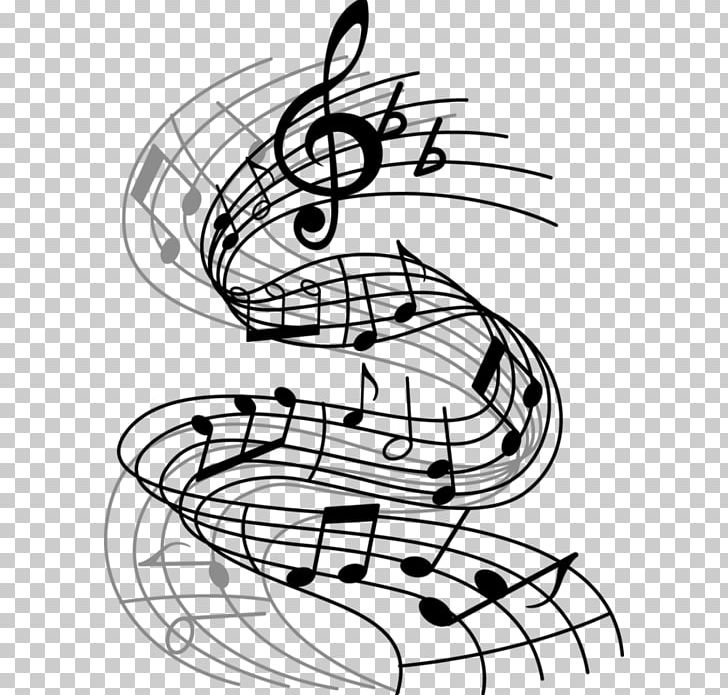 Musical Note Musical Composition Drawing PNG, Clipart, Angle, Art, Artwork, Black And White, Circle Free PNG Download