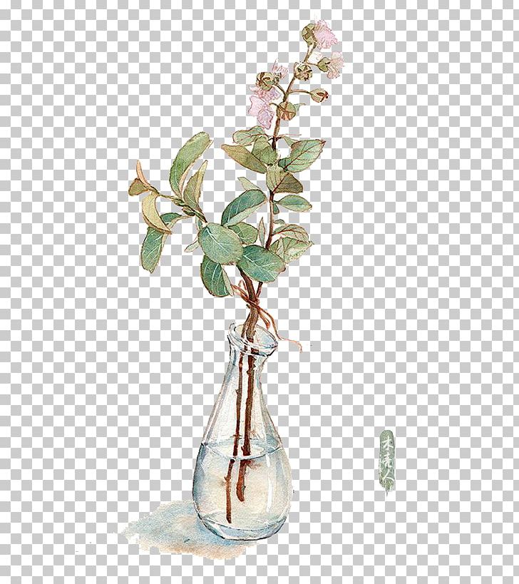 Watercolor Painting Vase Flower Illustration PNG, Clipart, Branch, Cartoon, Color, Decoration, Flower Bouquet Free PNG Download