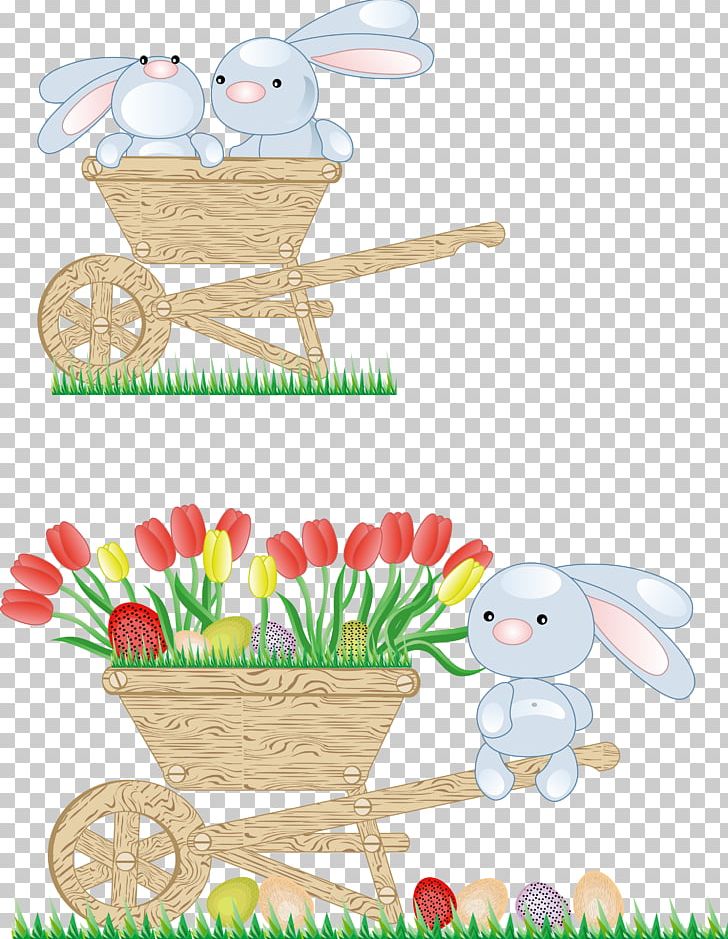 Easter Bunny Rabbit PNG, Clipart, Animals, Area, Basket, Blue, Brown Free PNG Download