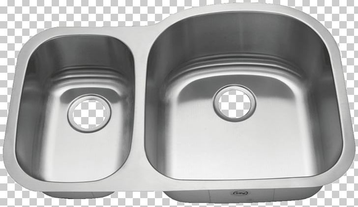Kitchen Sink Countertop Stainless Steel Drain Png Clipart