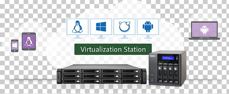 Virtualization QNAP Systems PNG, Clipart, Communication, Computer Network, Electronic Device, Electronics, Multimedia Free PNG Download