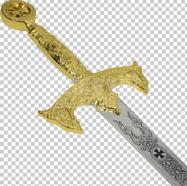 Longsword Weapon Gold Hilt PNG, Clipart, Blade, Brass, Cold Weapon, Dagger, Epee Free PNG Download