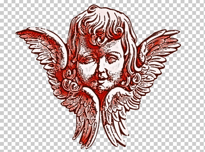 Head Wing Drawing Tattoo Angel PNG, Clipart, Angel, Demon, Drawing, Head, Mouth Free PNG Download