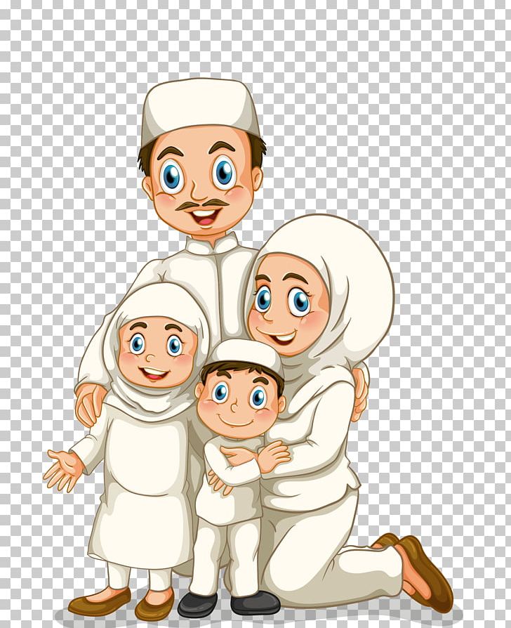 Family Stock Photography Muslim Illustration PNG, Clipart, Boy, Cartoon, Decorations, Diagram, Euclidean Vector Free PNG Download