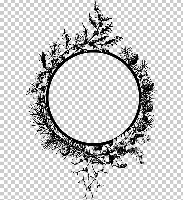Frames Decorative Arts Computer Icons PNG, Clipart, Black And White, Branch, Christmas, Christmas Frame, Circle Free PNG Download