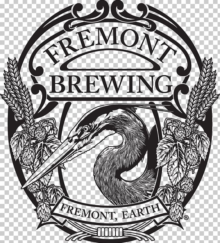Fremont Brewing Company Beer Logo India Pale Ale Brewery PNG, Clipart, Art, Bar, Beer, Beer Garden, Black And White Free PNG Download