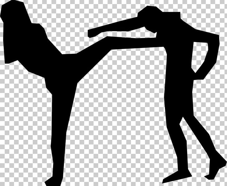 Muay Thai Kickboxing Martial Arts Karate PNG, Clipart, Arm, Black And White, Boxing, Hand, Human Behavior Free PNG Download