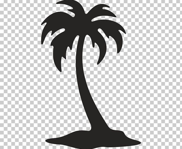 Arecaceae Tree Drawing Sticker PNG, Clipart, Arecaceae, Arecales, Black And White, Branch, Color Free PNG Download