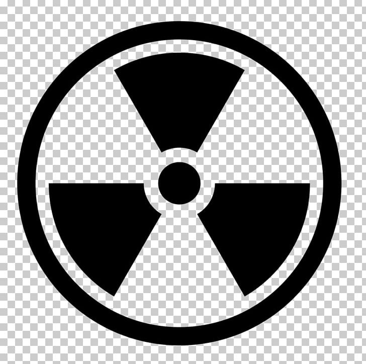 Nuclear Weapon Radiation Sticker Hazard Symbol Decal PNG, Clipart, Area, Black, Black And White, Brand, Circle Free PNG Download