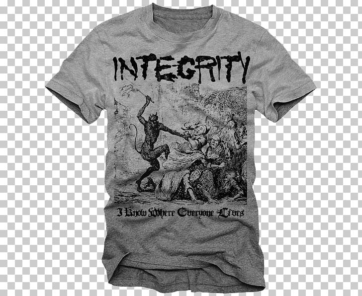T-shirt Integrity Hoodie Sleeve PNG, Clipart, Active Shirt, Black, Black And White, Blackest Curse, Brand Free PNG Download