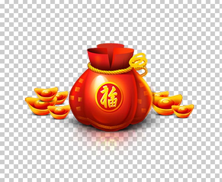 Chinese New Year Fukubukuro Sycee Bag PNG, Clipart, Bags, Blessing, Chinese, Chinese New Year, Chinese Style Free PNG Download