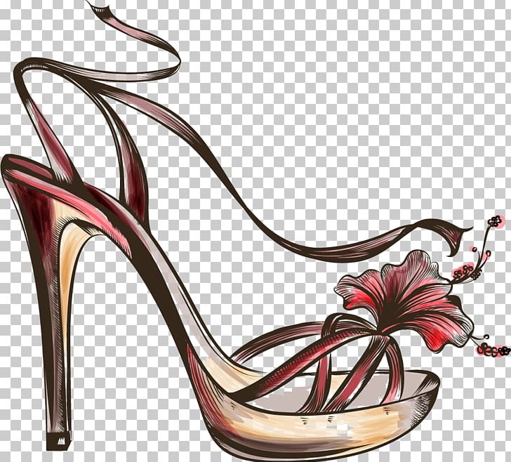 Sandal Shoe Fashion High-heeled Footwear PNG, Clipart, Balloon Cartoon, Banner, Cartoon Character, Cartoon Eyes, Hand Free PNG Download