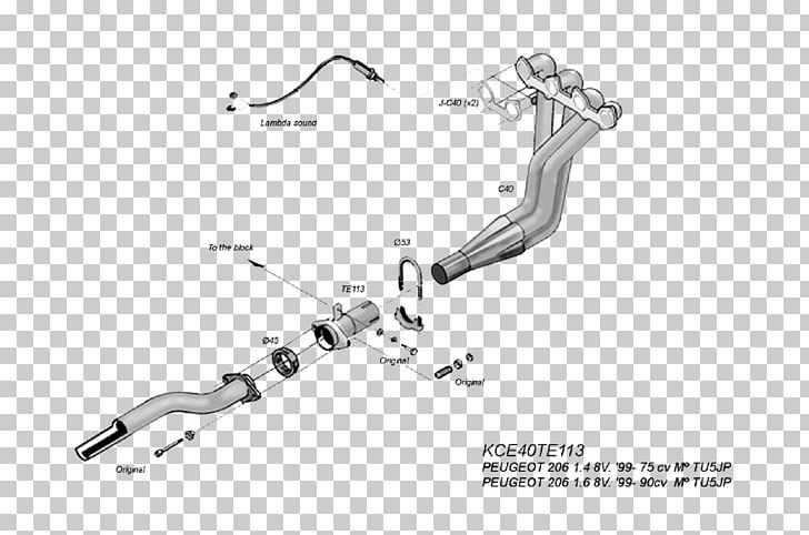 Peugeot 206 WRC Exhaust System Car Peugeot 306 PNG, Clipart, Angle, Automotive Exhaust, Auto Part, Black And White, Car Free PNG Download