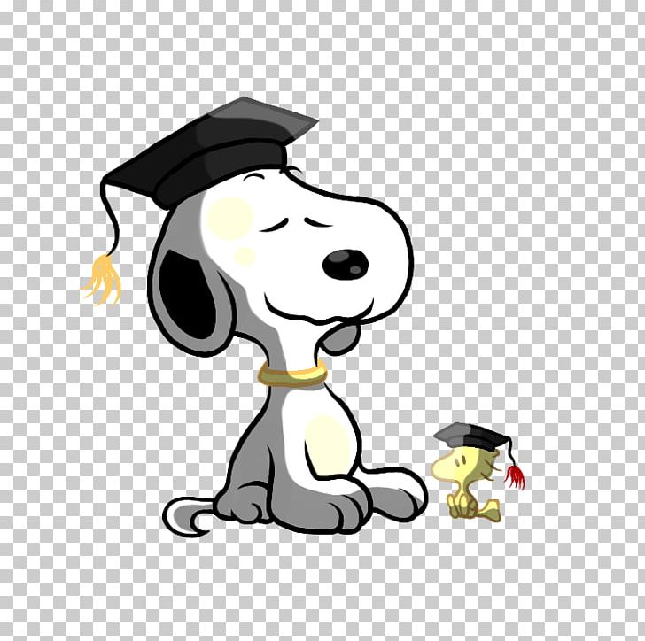 Snoopy Woodstock Graduation Ceremony Peanuts PNG, Clipart, Art, Artwork, Carnivoran, Cartoon, Clip Art Free PNG Download