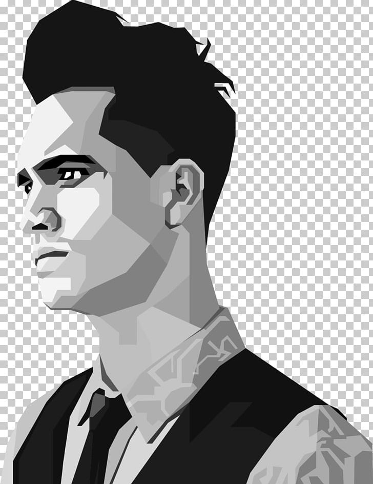 Brendon Urie Panic! At The Disco Artist Music PNG, Clipart, Art, Black And White, Canvas Print, Death Of A Bachelor, Deviantart Free PNG Download