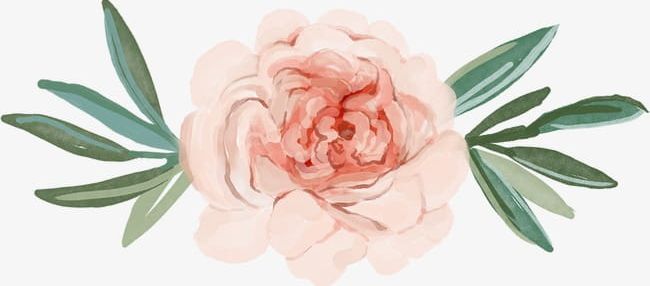 Hand-painted Flowers PNG, Clipart, Flowers, Flowers Clipart, Hand Painted Clipart, Leaves, Pink Free PNG Download