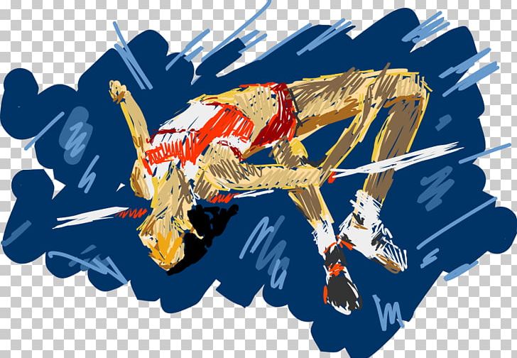 High Jump At The Olympics Jumping Track & Field PNG, Clipart, Art, Athlete, Computer Wallpaper, Dick Fosbury, Fictional Character Free PNG Download