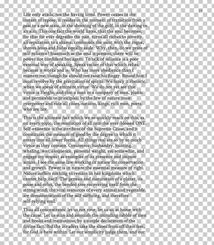 Self-Reliance Nature The American Scholar Emerson's Essays: Notes PNG, Clipart,  Free PNG Download