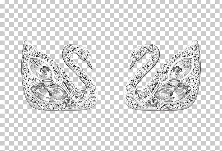 Earring Cygnini Swarovski AG Jewellery Bracelet PNG, Clipart, Animals, Black And White, Body Jewelry, Brooch, Cat Ear Free PNG Download