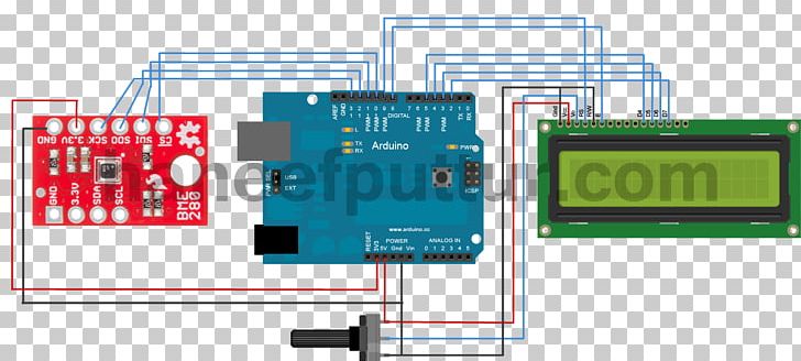 Arduino Wiring Diagram Liquid-crystal Display Circuit Diagram Universal Asynchronous Receiver-transmitter PNG, Clipart, Arduino, Cir, Electrical Wires Cable, Electronics, Engineering Free PNG Download